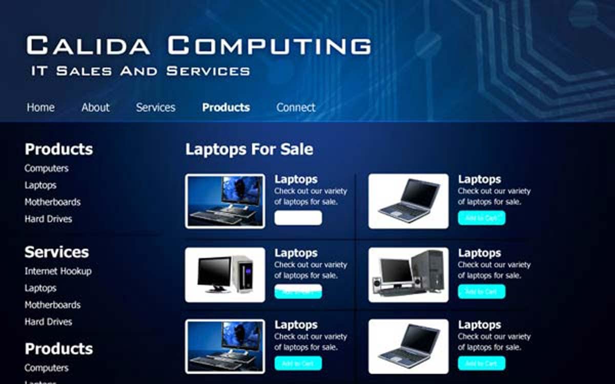 Calida Computing Website