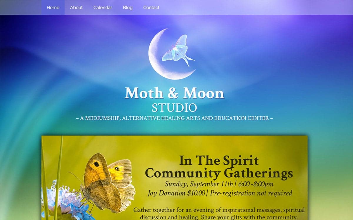 Moth and Moon Studio Website