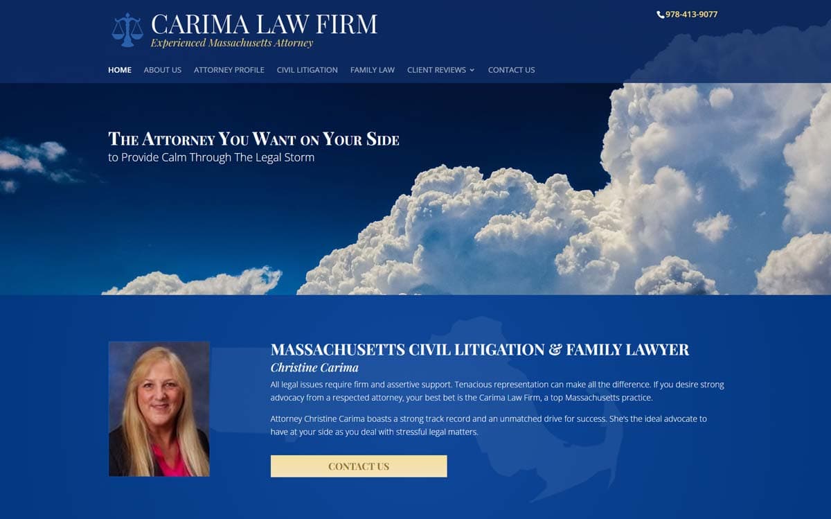 Carima Law Website