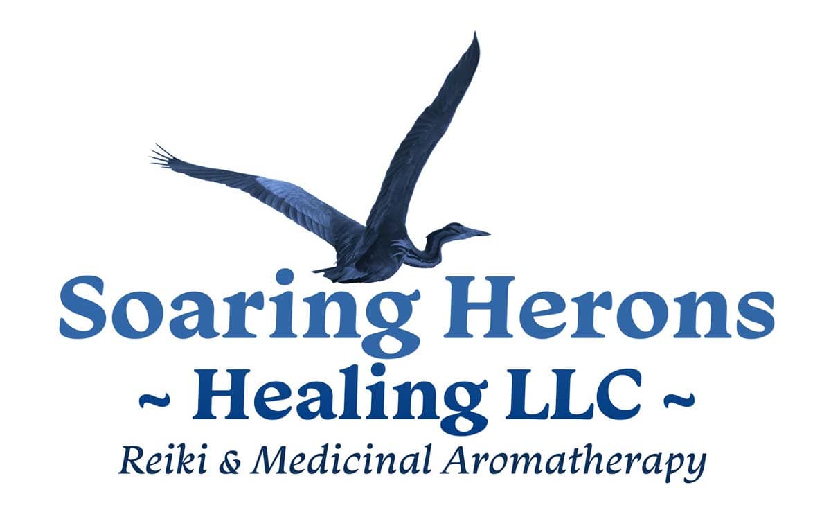 Soaring Herons Healing Logo