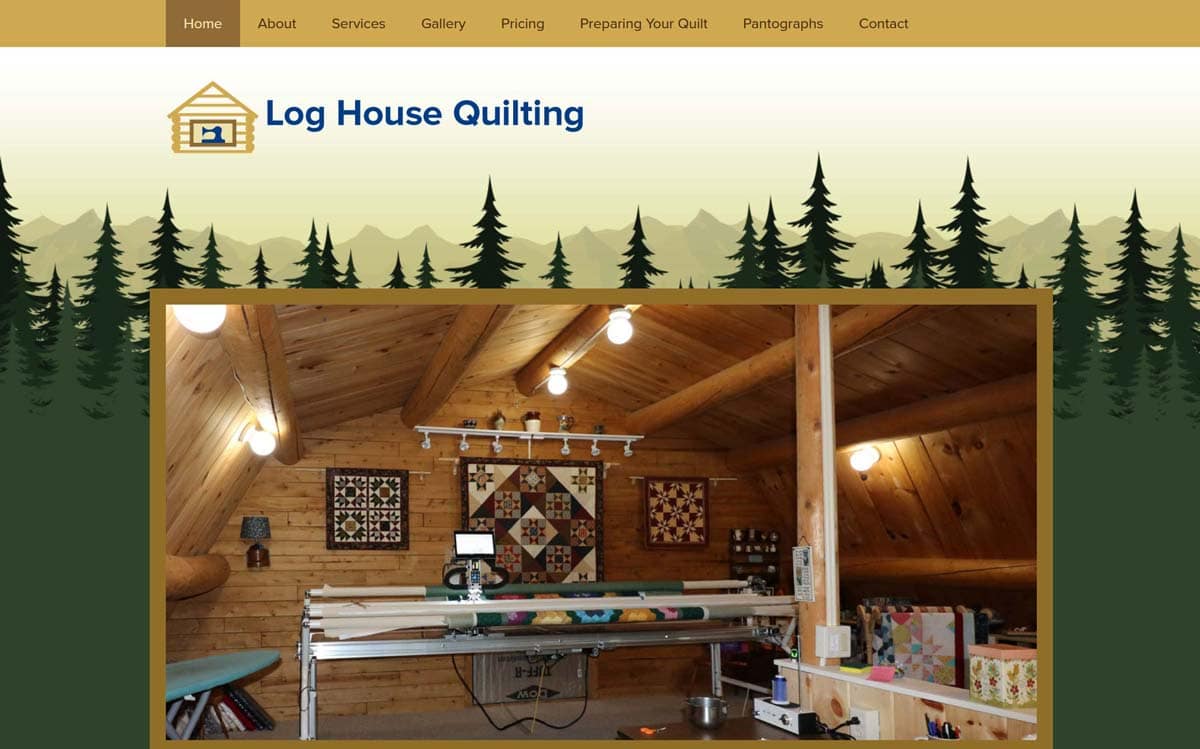 Log House Quilting Website