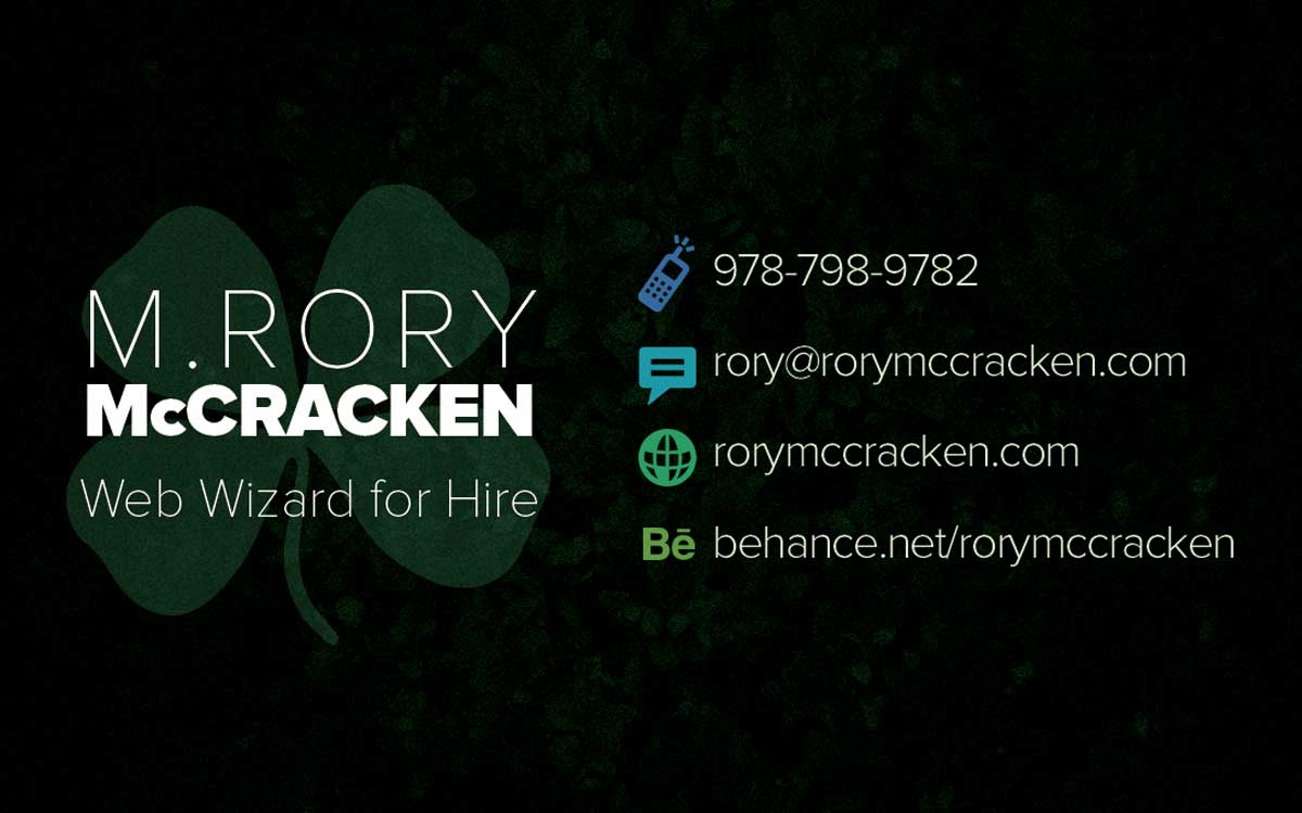 Mike McCracken Business Cards